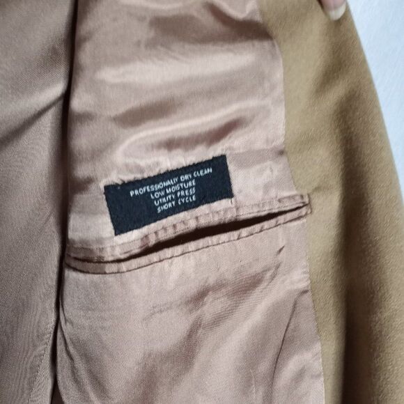 Jos. A. Bank Men's Cashmere Tan Fully Lined Single Breast Blazer Sportscoat 43L - Picture 11 of 11